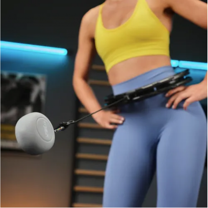 Хулахуп Trex Sport TX-010CHH масажний з обтяжувачем чорний