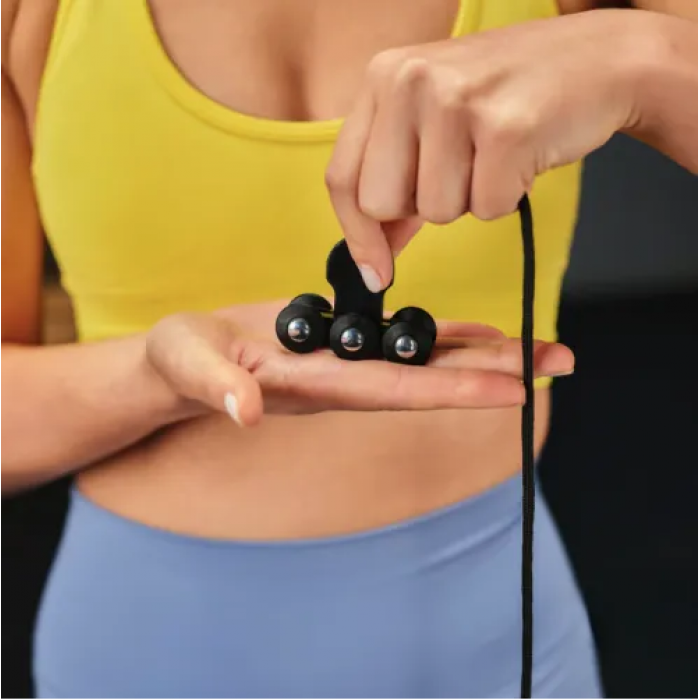 Хулахуп Trex Sport TX-010CHH масажний з обтяжувачем чорний