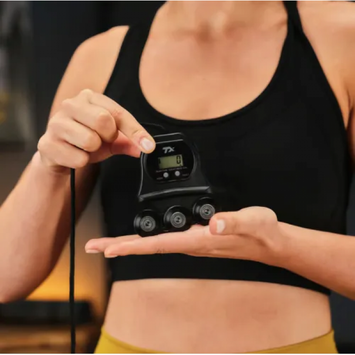 Хулахуп Trex Sport TX-020CHH масажний з обважувачем та лічильником сірий