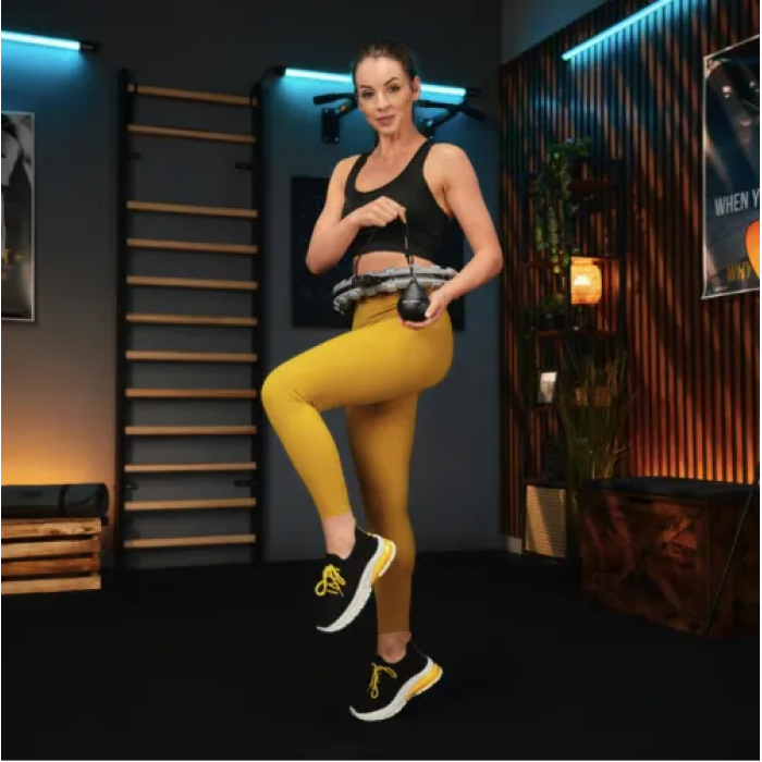 Хулахуп Trex Sport TX-020CHH масажний з обважувачем та лічильником сірий