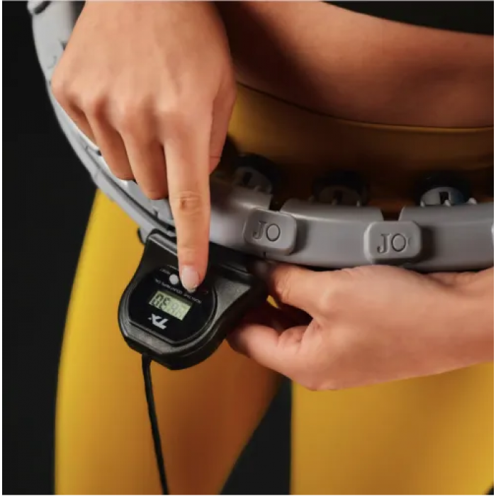 Хулахуп Trex Sport TX-020CHH масажний з обважувачем та лічильником сірий