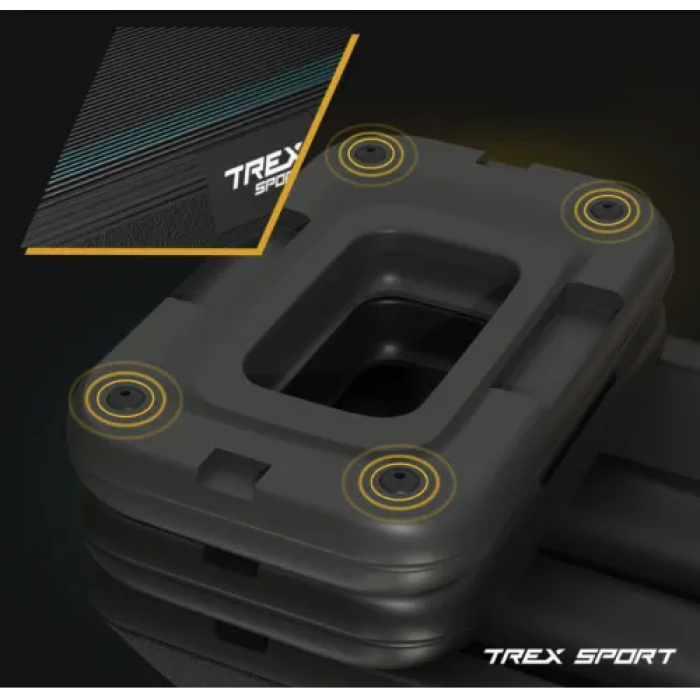 Степ платформа Trex Sport TX-038PAS до аеробіки 3-рівневий чорний