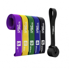 Набір резинок для підтягування та спорту 2,5-25 кг Trex Sport TX-005PBA 5в1