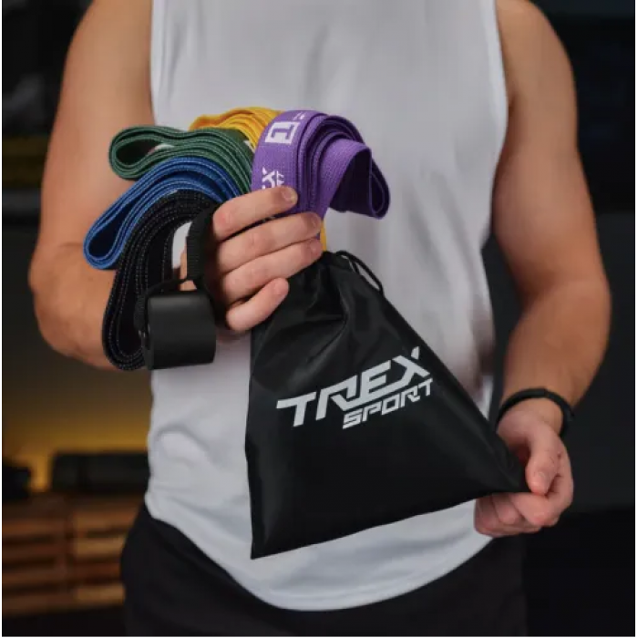 Набір резинок для підтягування та спорту 2,5-25 кг Trex Sport TX-005PBA 5в1