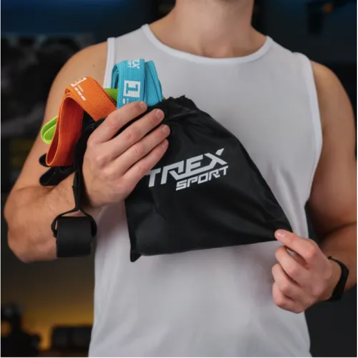 Набір резинок для підтягування та спорту 2,5-25 кг Trex Sport TX-005PB 5в1 set B