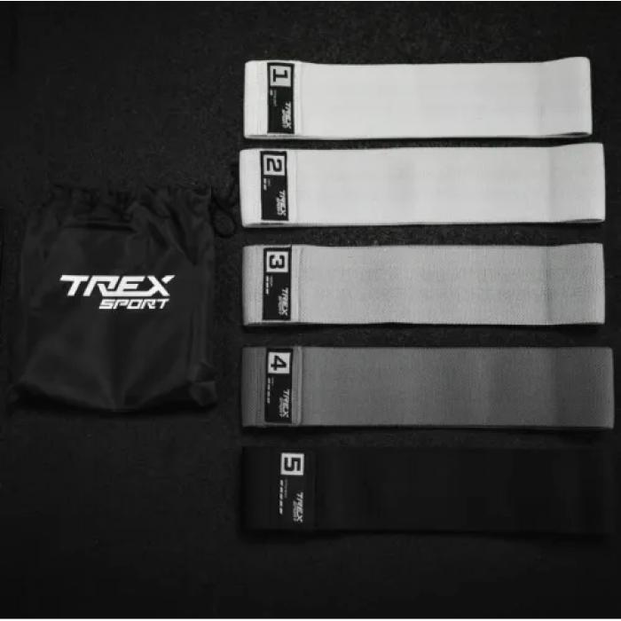 Набір резинок для фітнесу тканинних Trex Sport TX-065RBG 1-18 кг