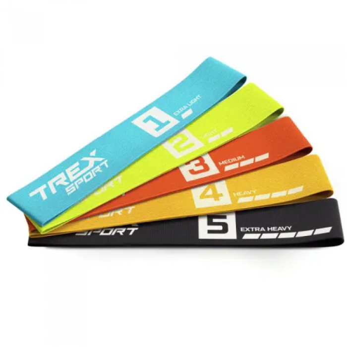 Набір резинок для фітнесу тканинних Trex Sport TX-033PRB 2,5-25кг set B
