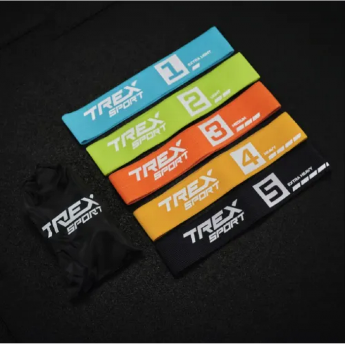 Набір резинок для фітнесу тканинних Trex Sport TX-033PRB 2,5-25кг set B