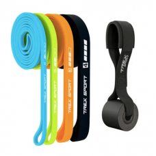 Набір резинок для підтягування та спорту Trex Sport TX-004PB Power Band 4в1 2-41кг