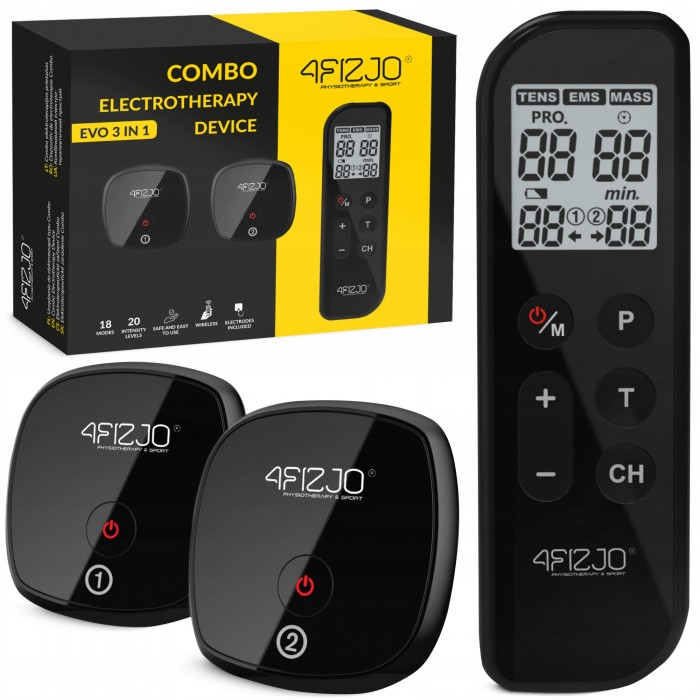 Миостимулятор (Аппарат электростимулятор мышц) 4FIZJO Combo EVO 3 в 1 (P-5905973404389)