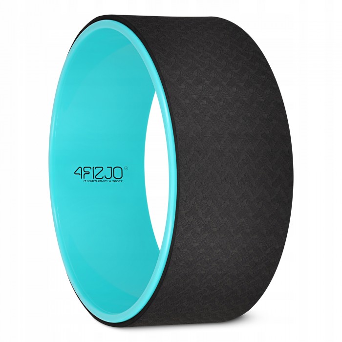 Колесо для йоги и фитнеса 4FIZJO Dharma Black/Blue (P-5907739314895)