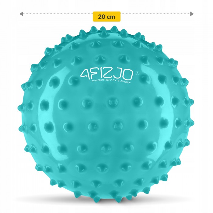 М'яч для пілатесу, йоги, реабілітації 4FIZJO 20 см (масажний) Mint (P-5905973406093)