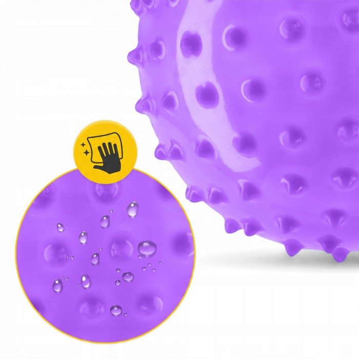 М'яч для пілатесу, йоги, реабілітації 4FIZJO 20 см (масажний) Violet (P-5905973406086)