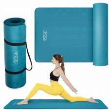 Килимок (мат) спортивний 4FIZJO NBR 180 x 60 x 1.5 см для йоги та фітнесу Sea Green (P-5905973406734)