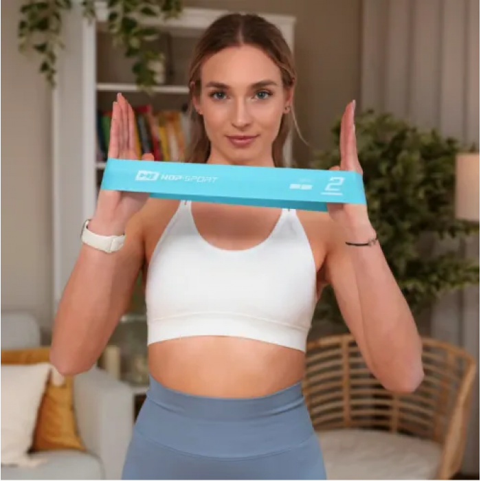 Набір резинок для фітнесу 2,5-18 кг Hop-Sport 600x50мм HS-L650RLL Різнокольоровий