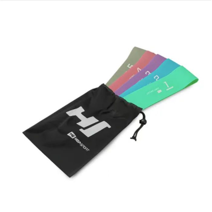 Набір резинок для фітнесу 2,5-18 кг Hop-Sport 600x50мм HS-L650RLL Різнокольоровий