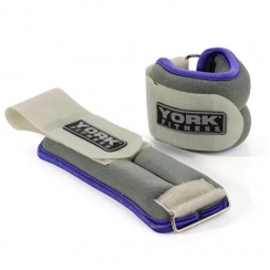 Обтяжувачі York Fitness Soft для рук та ніг 2х0,5кг сірий