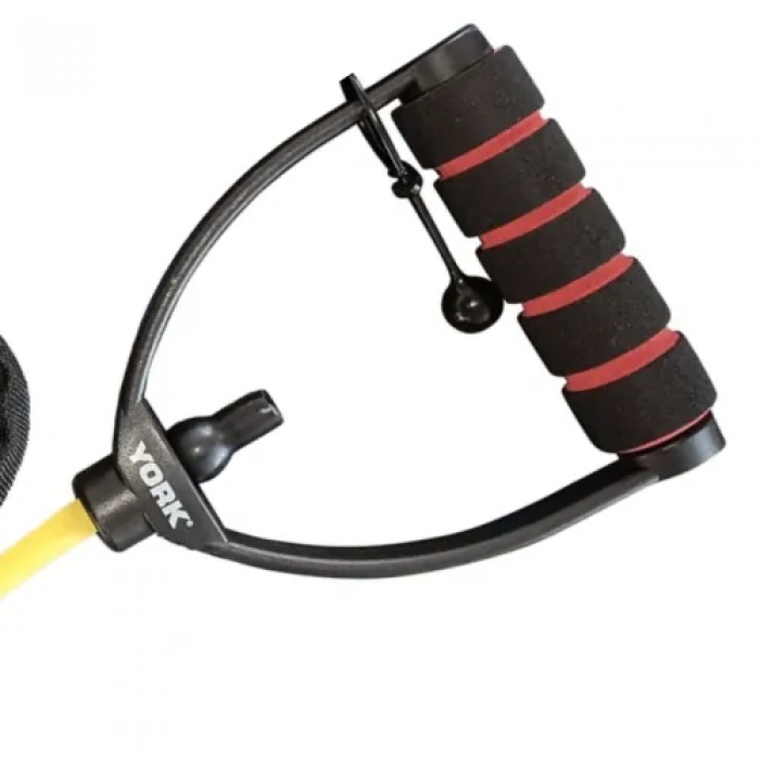 Эспандер трубчатый с ручками 2-5 кг York Light, желтый