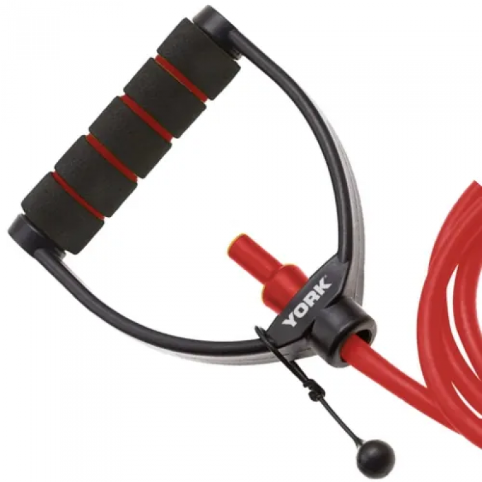 Эспандер трубчатый с ручками 6-9 кг York Medium, красный