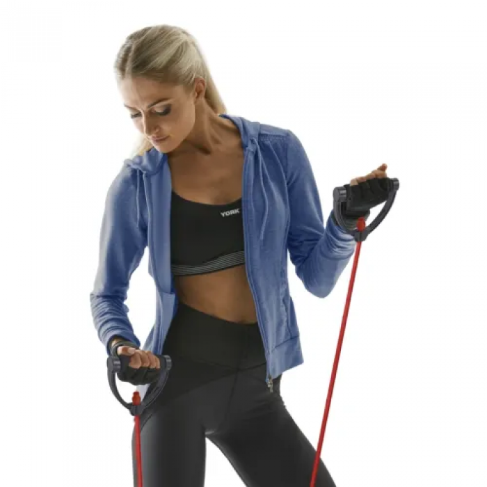 Эспандер трубчатый с ручками 6-9 кг York Medium, красный