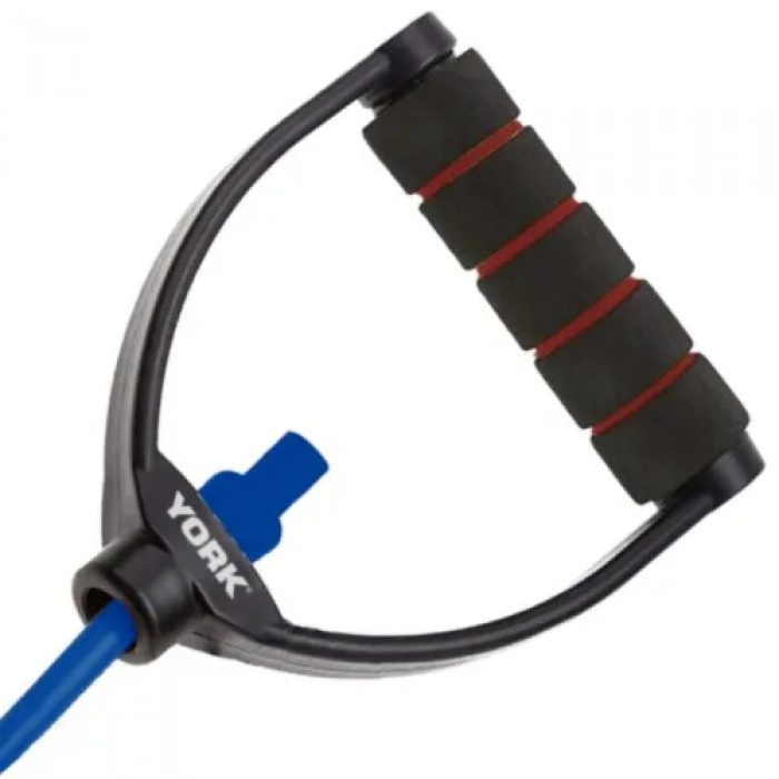 Еспандер трубчастий з ручками 9-12 кг York Light, синій