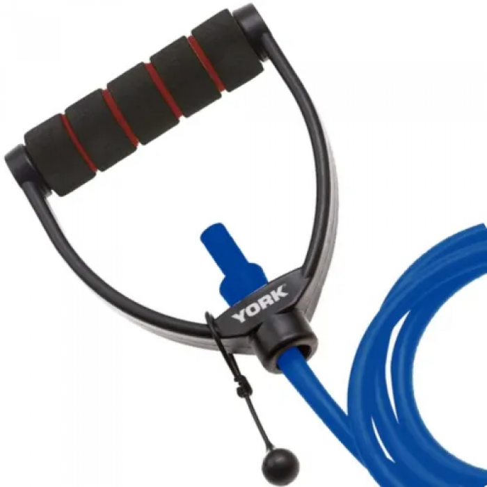 Еспандер трубчастий з ручками 9-12 кг York Light, синій