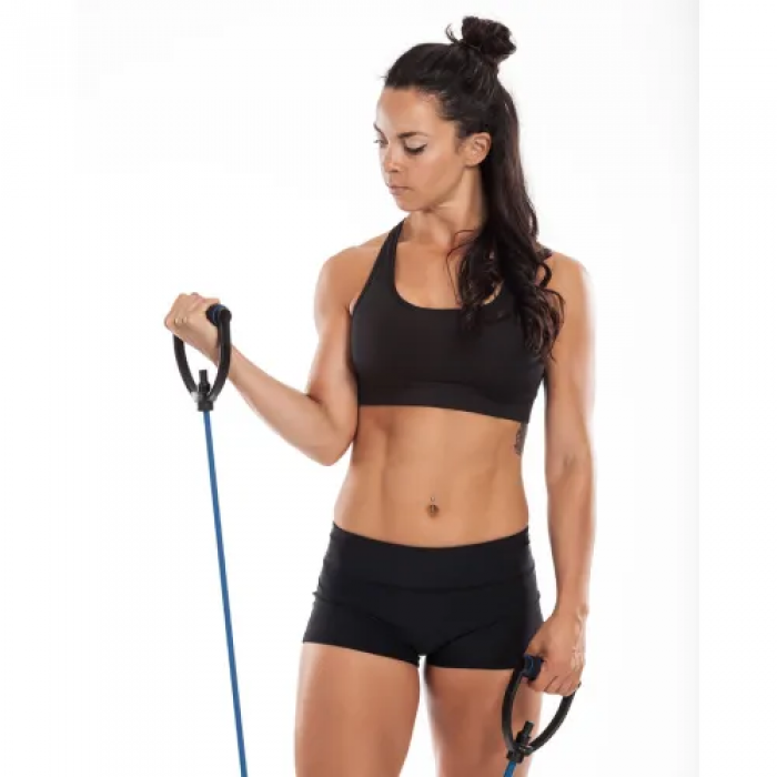 Еспандер трубчастий з ручками 9-12 кг York Light, синій