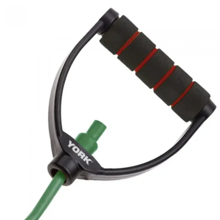 Эспандер трубчатый с ручками 13-16 кг York Medium, зеленый