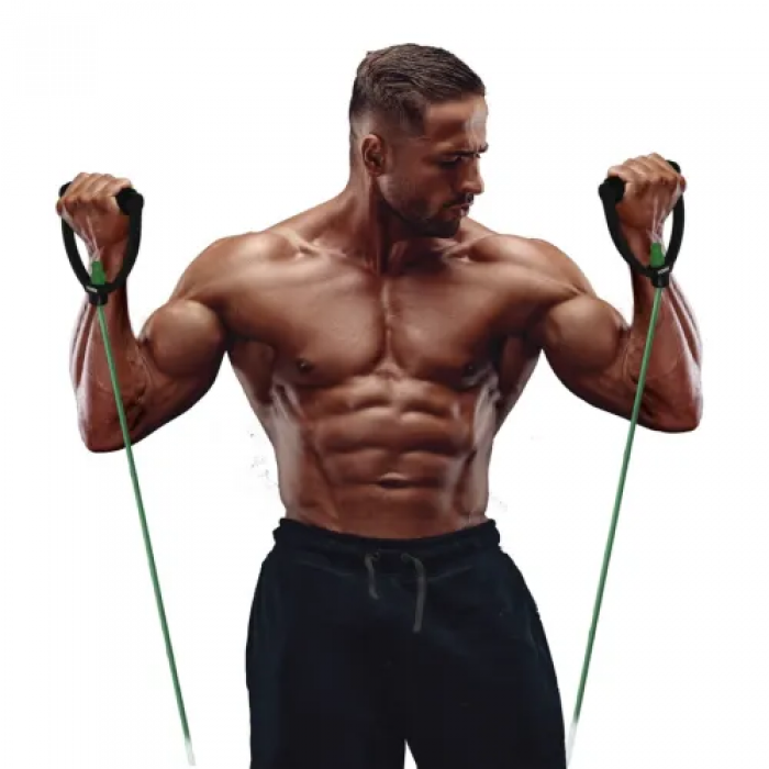 Эспандер трубчатый с ручками 13-16 кг York Medium, зеленый