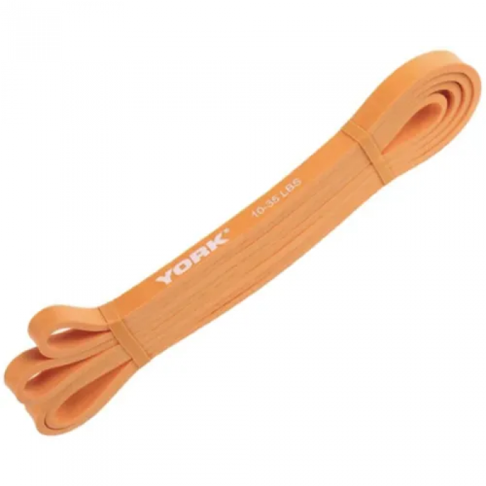 Резинка для підтягування та спорту York 5-15кг - 2080x13x4, 5 мм, оранжевий