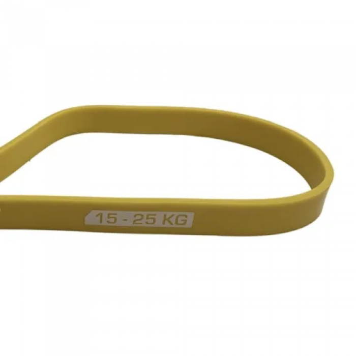 Резинка для підтягування та спорту York 15-25кг - 2080x22x4, 5 мм, жовтий