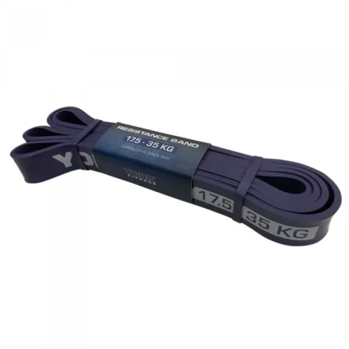 Резинка для підтягування та спорту York 17,5-35кг - 2080x29x4,5 мм, фіолетовий