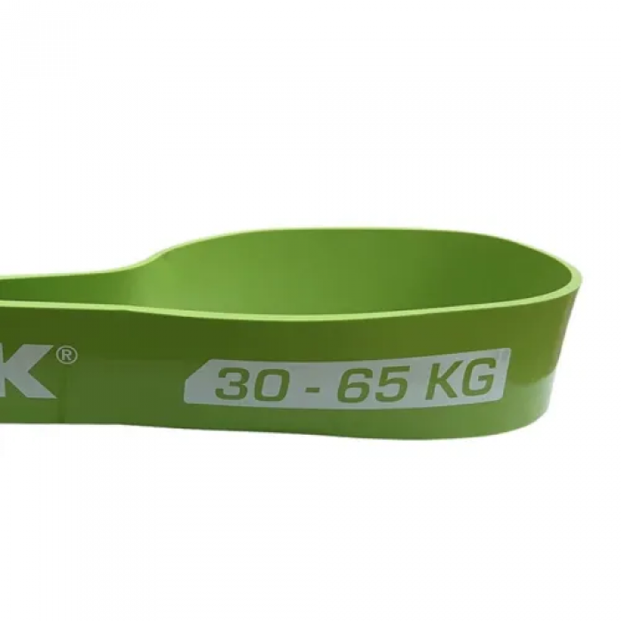 Резинка для підтягування та спорту York 30-65кг - 2080x65x4, 5 мм, салатовий