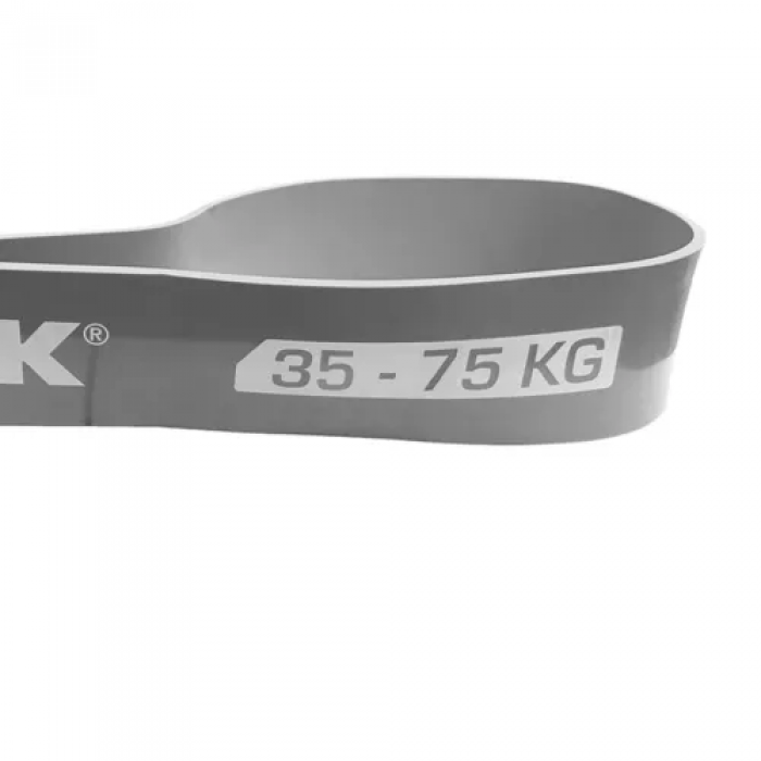 Резинка для підтягування та спорту York 35-75кг - 2080x85x4, 5 мм, сірий