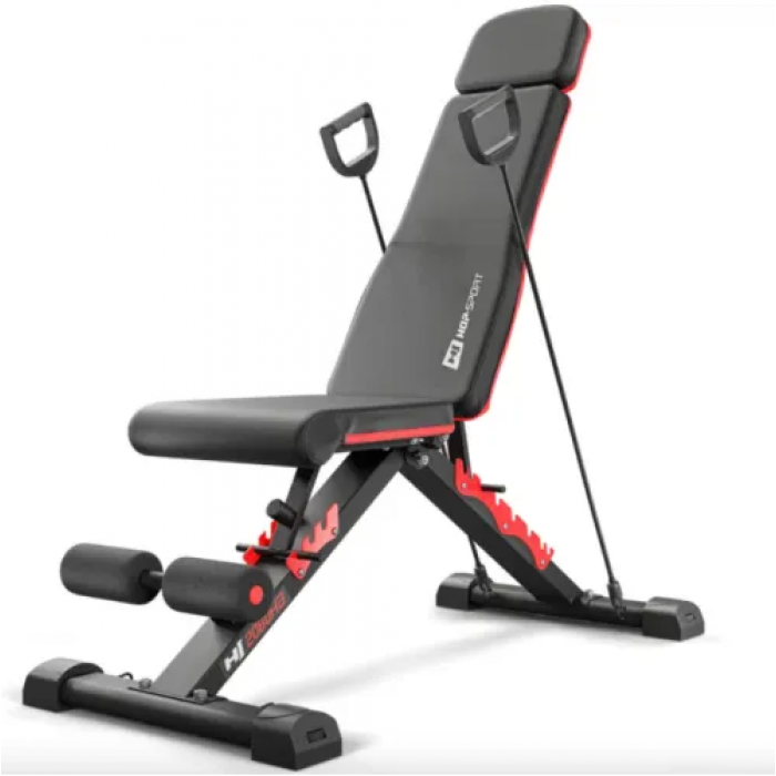 Набір Elitum Titan гантелі 2х21кг з лавою Hop-Sport HS-2080 HB