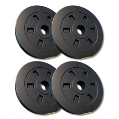 Сіт композитних дисків Besport PowerPro 10 (4х2,5кг) для гантелей та штанг