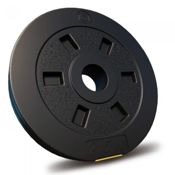 Сіт композитних дисків Besport PowerPro 10 (4х2,5кг) для гантелей та штанг