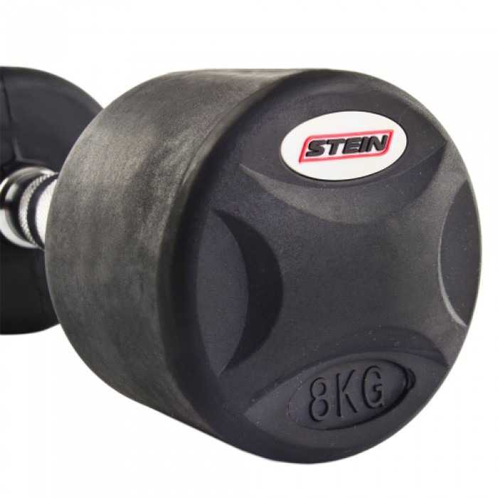 Гантель гумова Stein 8 кг