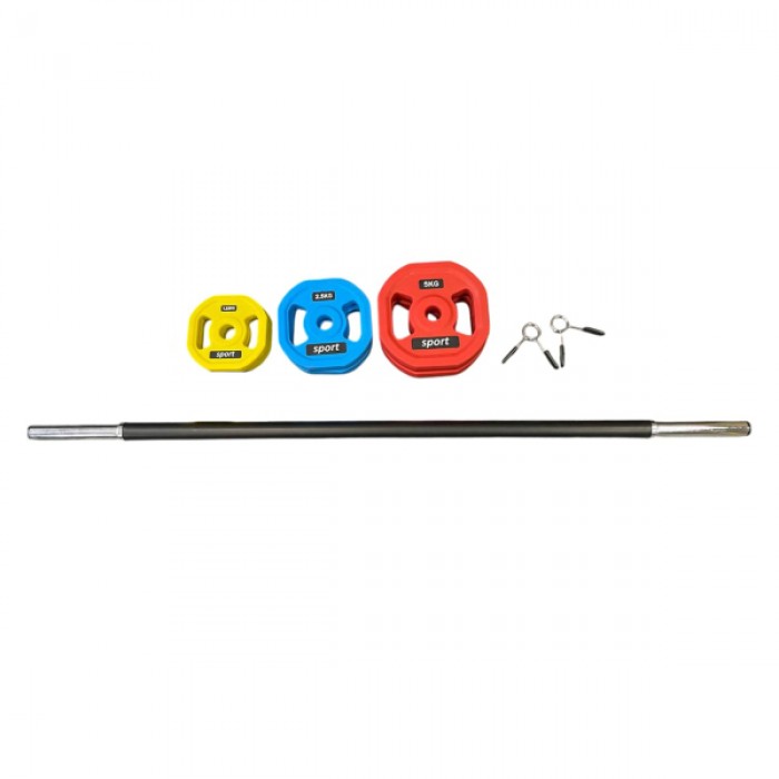 Штанга для аеробіки (бодіпамп) 20 кг TPU Generation Fitness FF51H2A