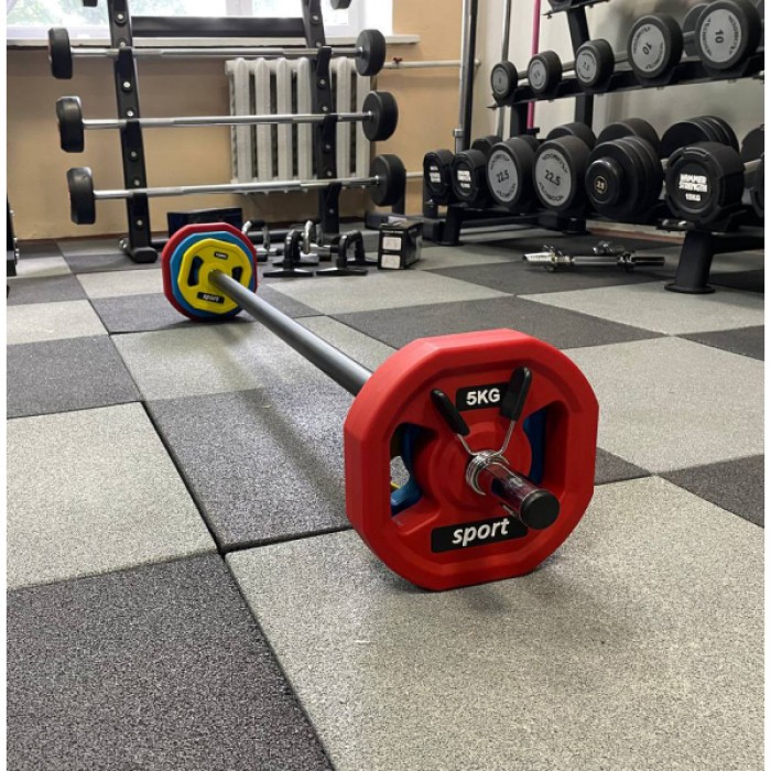 Штанга для аеробіки (бодіпамп) 20 кг TPU Generation Fitness FF51H2A