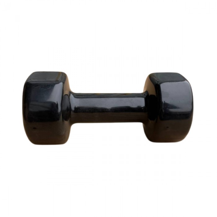 Гантель для фитнеса 5 кг 1шт с виниловым покрытием Generation Fintess FF51D3B-5kg (черная)