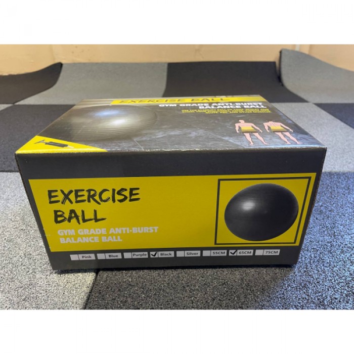 М'яч гімнастичний Generation Fitness FF-65 чорний