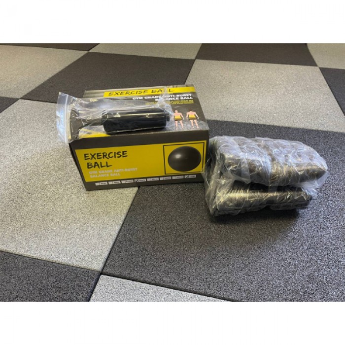 М'яч гімнастичний Generation Fitness FF-75 чорний