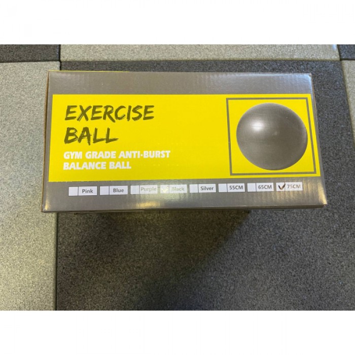 М'яч гімнастичний Generation Fitness FF-75 чорний