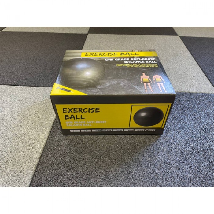 М'яч гімнастичний Generation Fitness FF-75 чорний