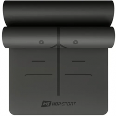 Йога-мат Hop-Sport PU 0,5см 183 x 68см HS-P005GM чорний