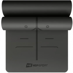 Йога-мат Hop-Sport PU 0,5см 183 x 68см HS-P005GM чорний