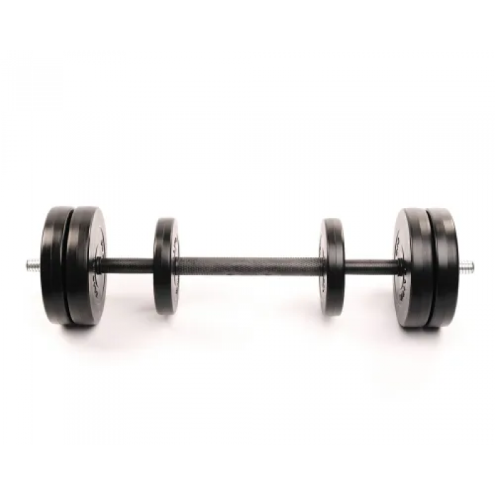 Гантели Elitum 2х31кг + удлинитель грифа для штанги