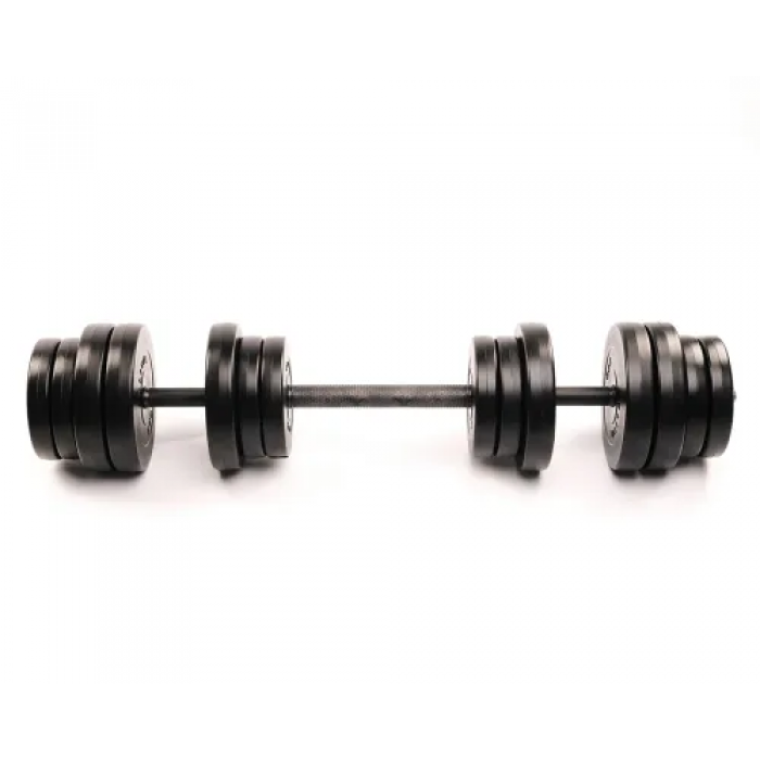 Гантели Elitum 2х31кг + удлинитель грифа для штанги