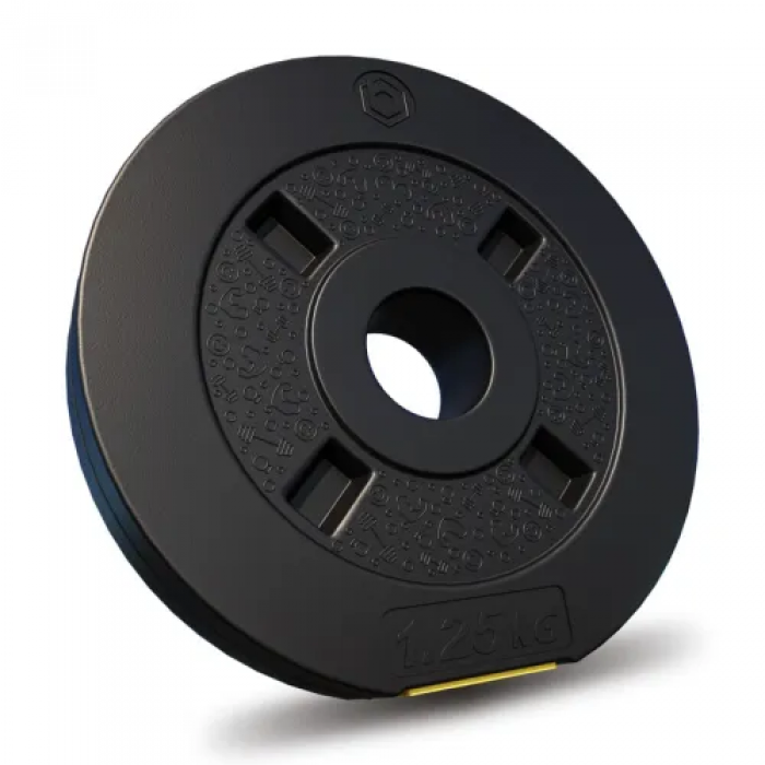 Набір зі штангою та гантелями Besport PowerPro 68кг (гриф 167см)